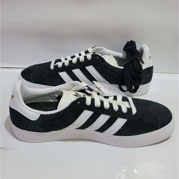 Adidas Gazelle ADV Low Top Black Suede Sneakers - Picture 5 of 8